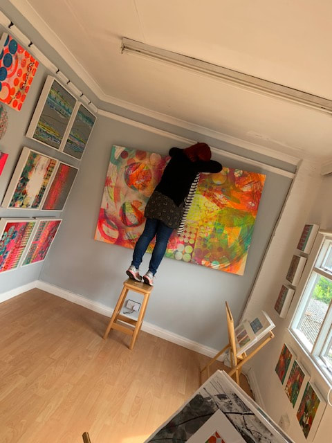 Hanging my show